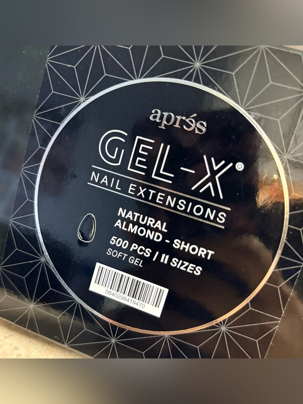Apres Gel-X Nail Extensions Natural Almond Short - Picture 3 of 3